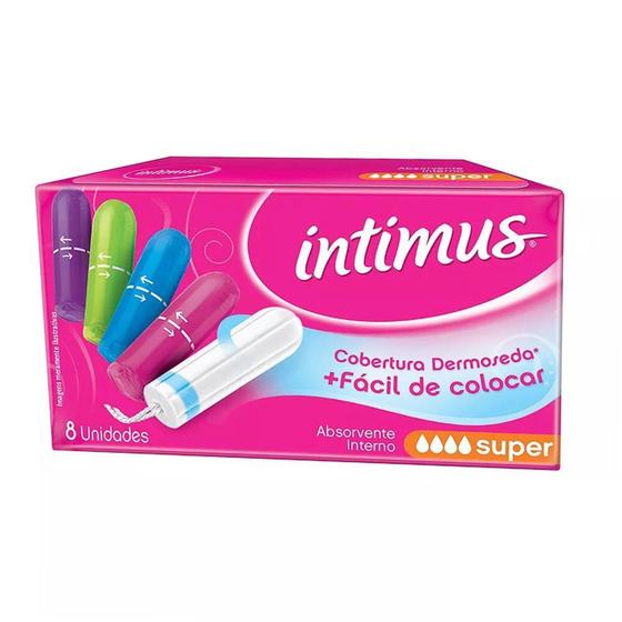 Imagem de Absorvente intimus interno super - 8 unidades - Kimberly-clark kenko