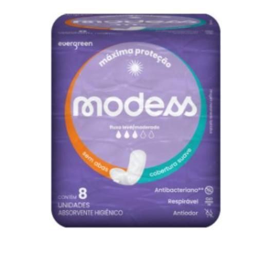 Imagem de Absorvente Malha Suave C/Abas Modess C/8Un