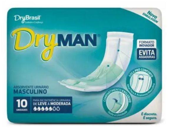 Imagem de Absorvente Masculino Dry Man 10 unidades