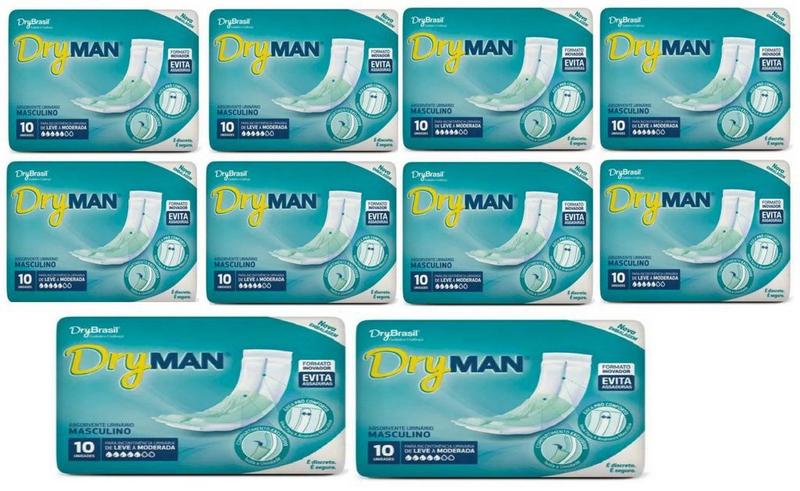 Imagem de Absorvente Masculino Dry Man 100 unidades