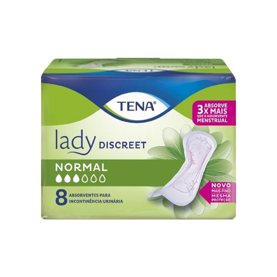 Imagem de Absorvente para Incontinencia Urinaria Tena Lady Discreet Normal 8 Unidades