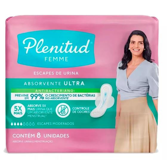 Imagem de Absorvente Plenitud Femme Ultra 8 Unidades