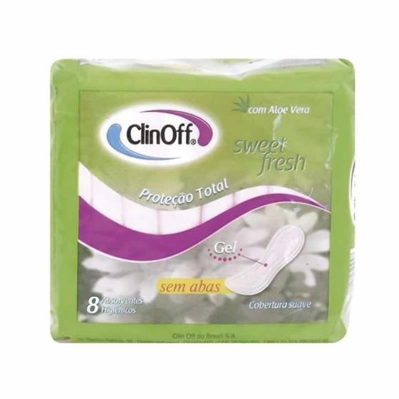 Imagem de Absorvente Sem Abas Clin Off Pacote Total 8 Unidades