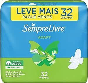 Imagem de Absorvente sempre livre adapt suave com abas c/32