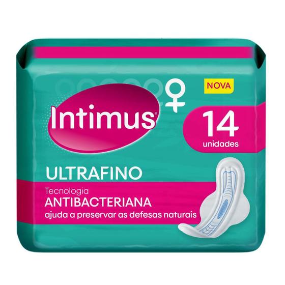 Imagem de Absorvente Ultrafino Intimus Antibacteriano - 14 Unidades