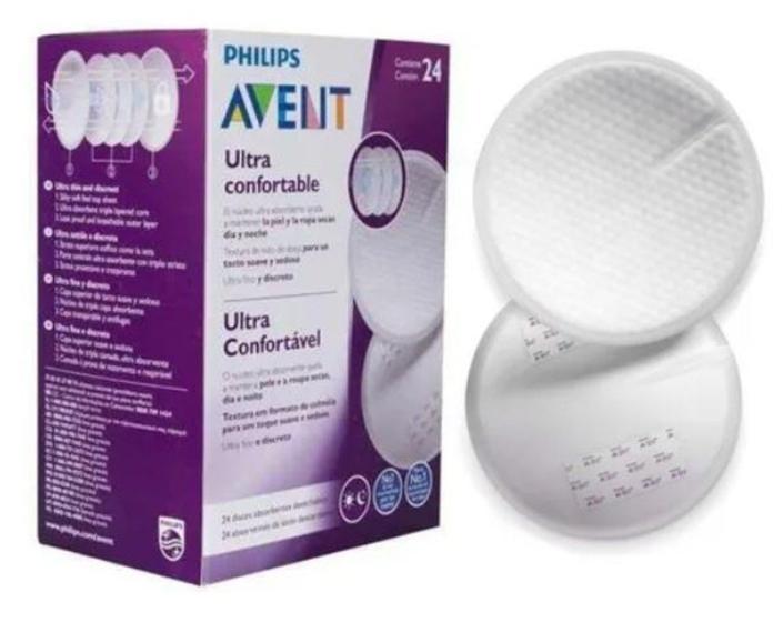 Imagem de Absorventes Descartáveis para Seios 24 (Uni) - Philips Avent