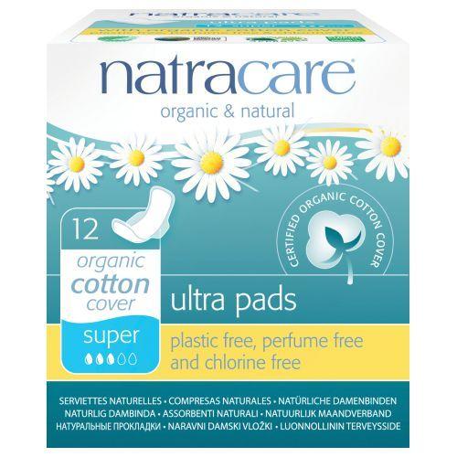 Imagem de Absorventes Natracare Super Ultra com Abas - Pacote com 2