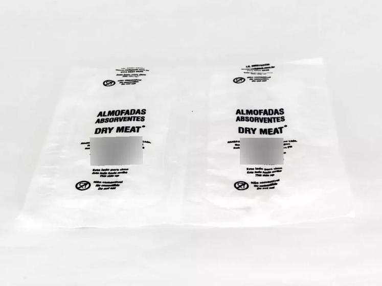 Imagem de Absorventes para alimentos Dry Meat 40g Branca 100 unidades