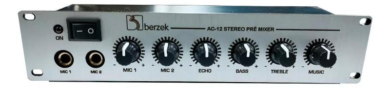 Imagem de Ac12 - Berzek - Pré Amplificador Mixer Para Mics E Músicas