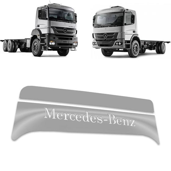Imagem de Acabamento De Inox Da Coluna Da Porta Mercedes-Benz (Par)