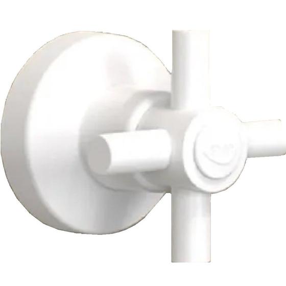 Imagem de Acabamento de registro branco c-37 padrao deca docol branco