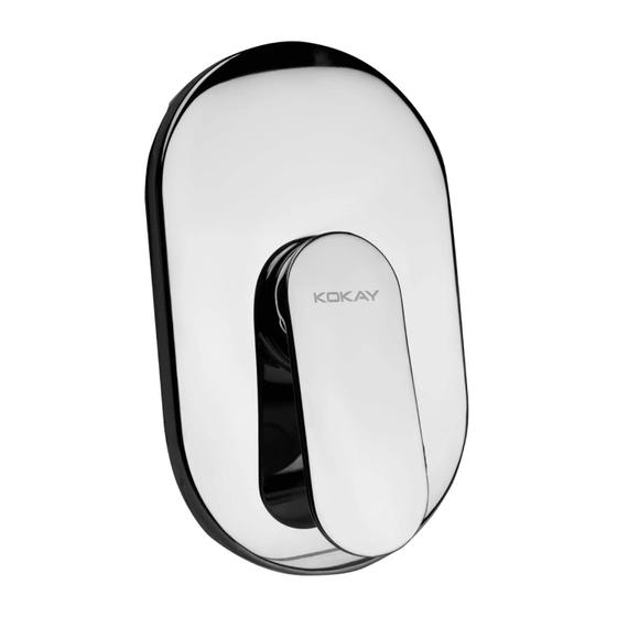 Imagem de Acabamento e Registro Monocomando Base Oval Fs005 Cromado