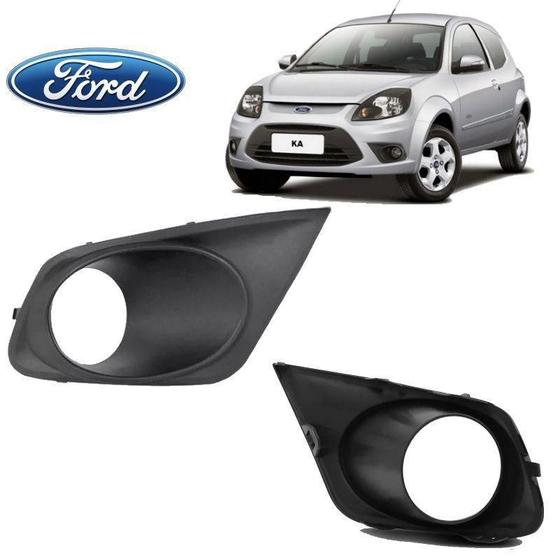 Imagem de Acabamento Farol de Milha Ford Ka 2012 a 2013 Preto LD