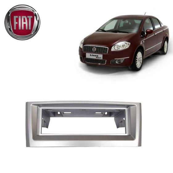 Imagem de Acabamento Fiat Linea 2012 1 Din LDV Prata