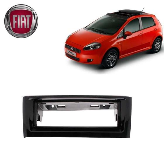 Imagem de Acabamento Fiat Punto 2009 1 Din LDV Black Piano