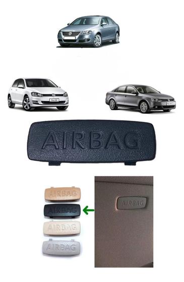 Imagem de Acabamento Interno Airbag Golf Jetta Passat Polo Preto