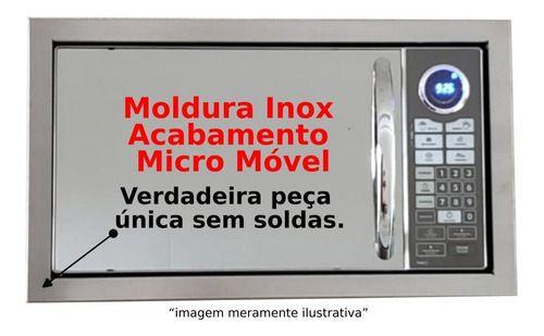 Acabamento Moldura Inox Escovado Microondas Eletrolux Mec41 - METAC ...