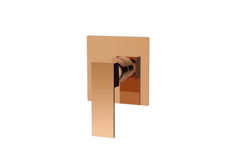 Imagem de Acabamento para monocomando de chuveiro Lexxa Rose gold para base Deca