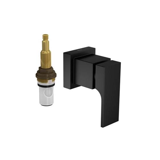 Imagem de Acabamento para Registro de Pressão Até 1" com Mecanismo 1/2 Volta Unic Black Matte - Deca