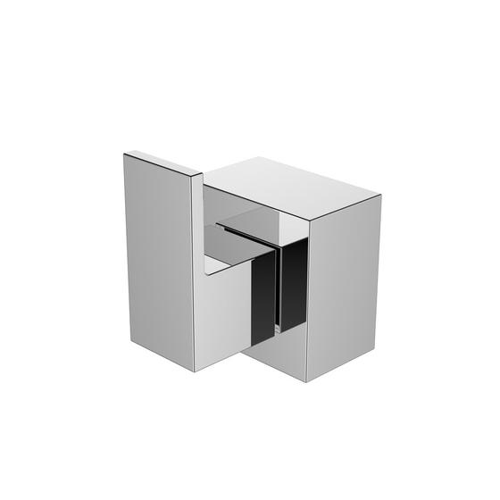 Imagem de Acabamento para registro padrão Deca Quadrado Com alavanca 1/2 3/4 Cromado Banheiro Lavatório Lavabo Metal Super Premium