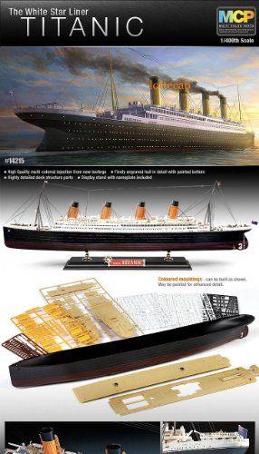 Imagem de Academy 1/400 Titanic - Modelo da Liner White Star com Base de Exibição