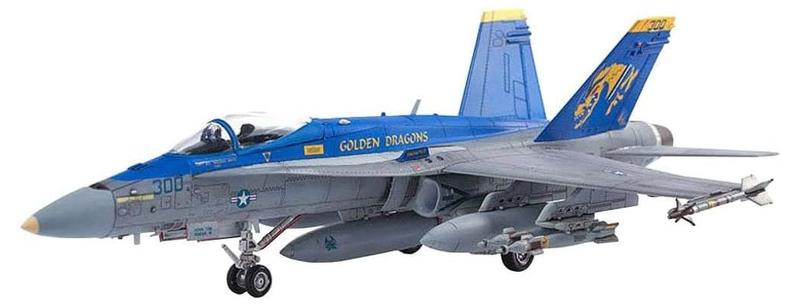Imagem de Academy Kit de Modelagem 1/72 F/A-18C USNV FA-192 Golden Dragons