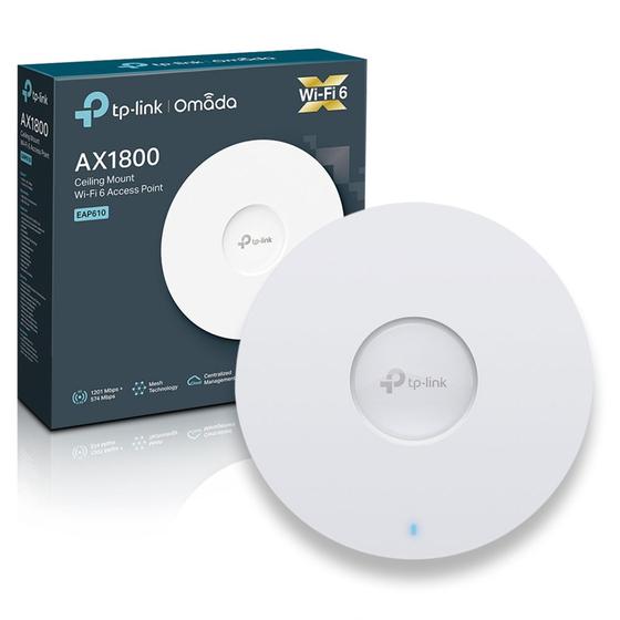 Access Point Wireless Wi-fi 6 1775Mbps Omada Teto EAP610 TP-Link Menor preço em Access Point Wireless Wi-fi 6 1775Mbps Omada Teto EAP610 TP-Link