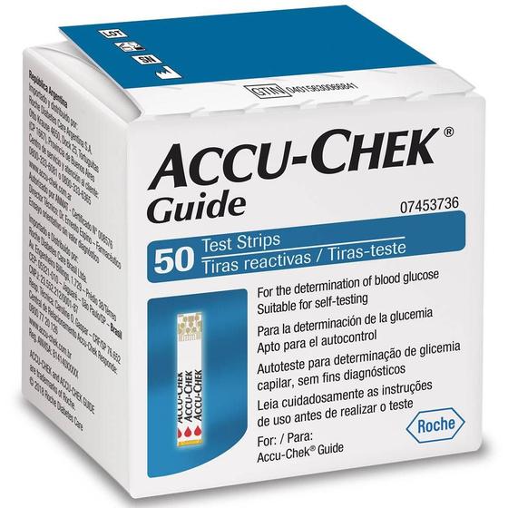 Imagem de Accu-chek Guide com 50 Tiras Reagentes