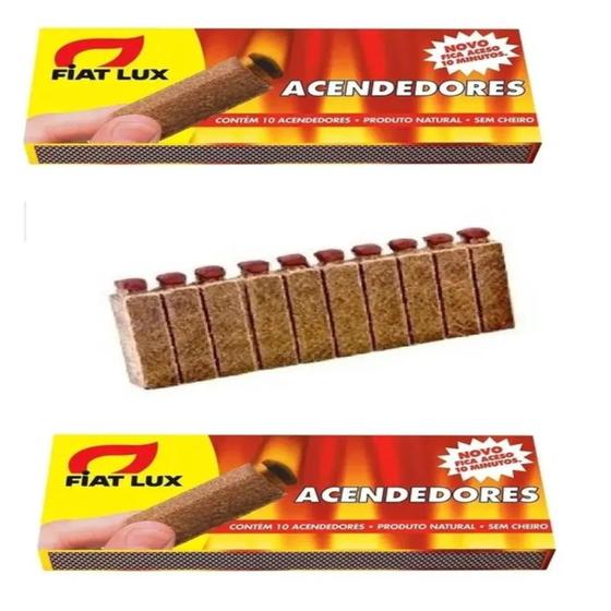 Imagem de Acendedor Bastão Churrasqueira Lareira Fogueira Fiat Lux 20u
