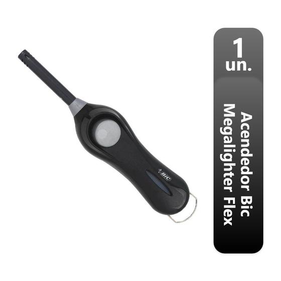 Acendedor Bic Megalighter Flex Fogão Lareira Churrasqueira Menor preço em Acendedor Bic Megalighter Flex Fogão Lareira Churrasqueira