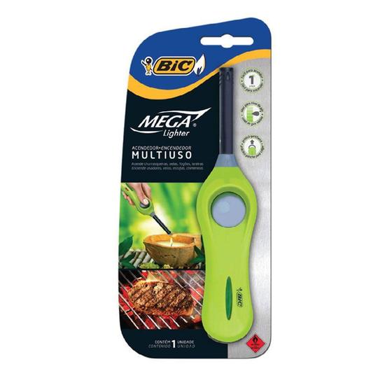Acendedor Multiuso BIC Mega Lighter Menor preço em Acendedor Multiuso BIC Mega Lighter