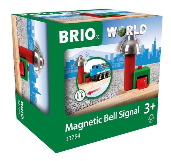 Imagem de Acessório BRIO Magnetic Bell Signal Green para Toy Train 3+