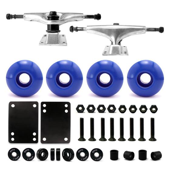 Imagem de Acessório de skate Combo VJ 5.0 Trucks 52 mm Wheels Silver