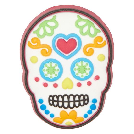 Imagem de Acessório Para Crocs Infantil Jibbitz Sugar Skull