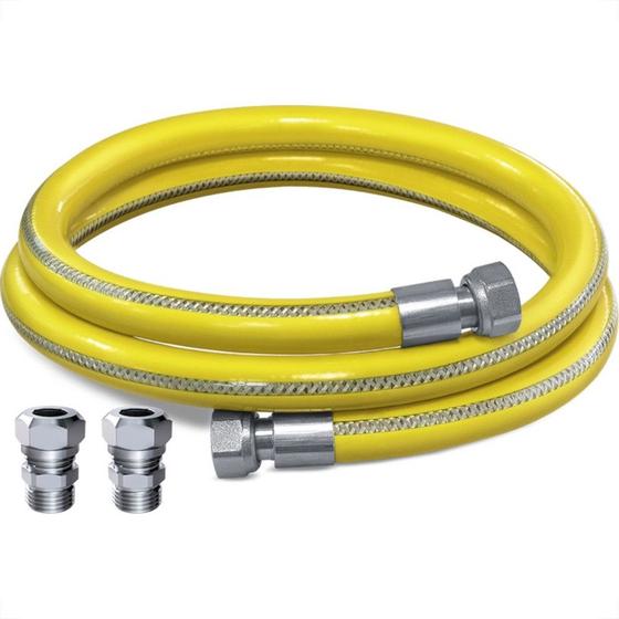 Imagem de Acessorio Para Gas Censi Engate Flexivel Com 2 Adaptadores 1/2'' - 1M - 7573