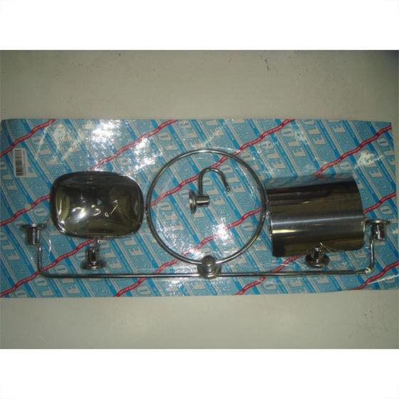 Imagem de Acessorio Wc Elo Latao Cromado 1009 Kit 5 Pecas 1009
