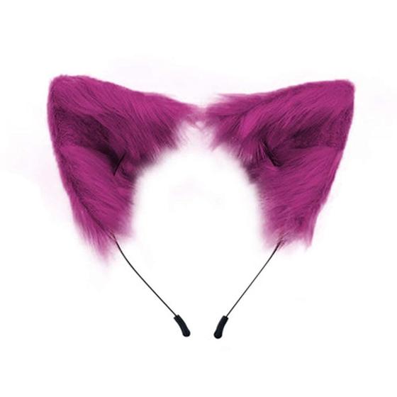 Imagem de Acessórios de fantasia SMILETERNITY Feitos à mão Fox Wolf Cat Ears