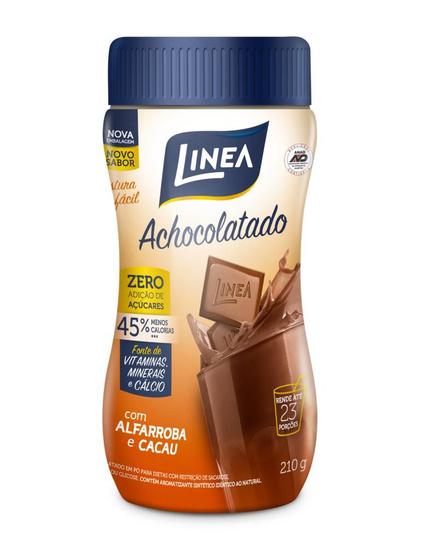 Achocolatado Cacau Com Alfarroba Sem Açúcar Linea 180g - Achocolatado ...