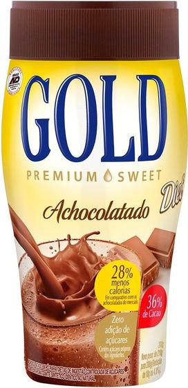 Imagem de Achocolatado Diet Em Pó Gold Vitaminado Premium Sweet 200g