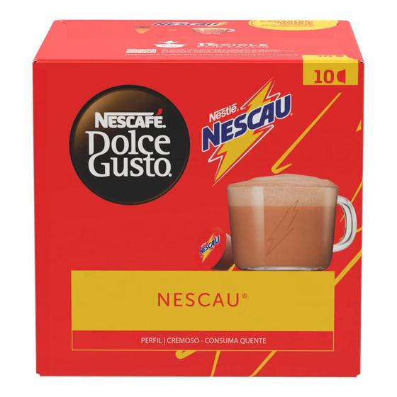 Imagem de Achocolatado Dolce Gusto Nescau com 10 Cápsulas 170g