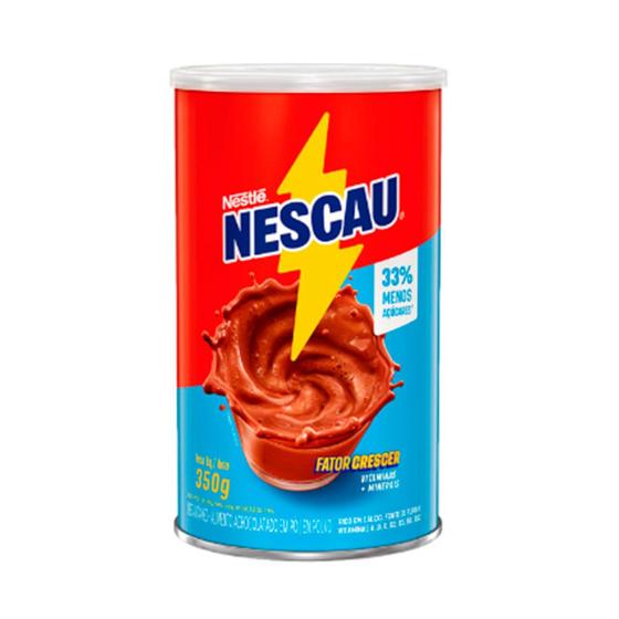 Imagem de Achocolatado em Pó 33% Menos Açúcares Nescau Nestle 350g