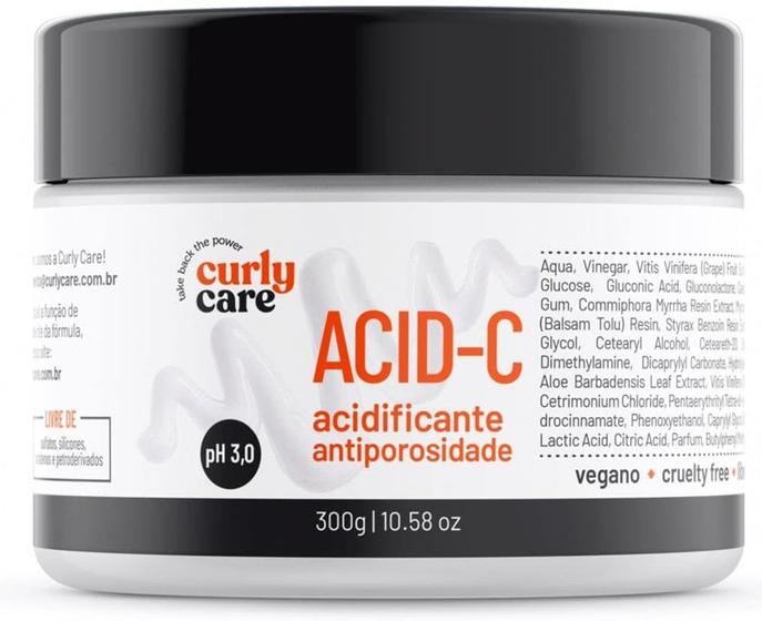 Imagem de Acidificante Antiporosidade Acid-C 300g Curly Care