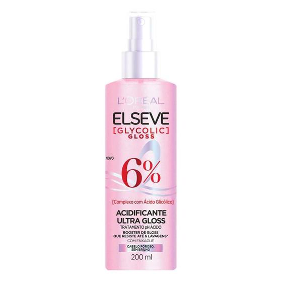 Imagem de Acidificante Ultra Gloss Elseve Glycolic Gloss 6% 200Ml
