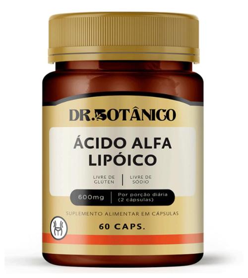 Imagem de Acido Alfa Lipoico 600Mg 60 Capsulas Dr Botanico