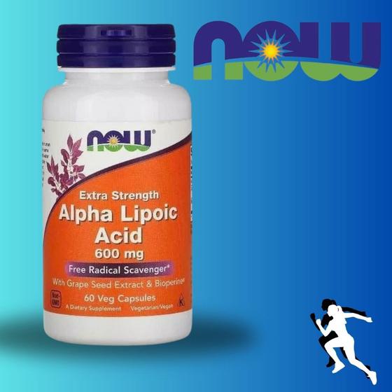Ácido alfa lipóico de força EXTRA 600mg (60 caps) Now Foods ENVIO IMEDIATO Menor preço em Ácido alfa lipóico de força EXTRA 600mg (60 caps) Now Foods ENVIO IMEDIATO