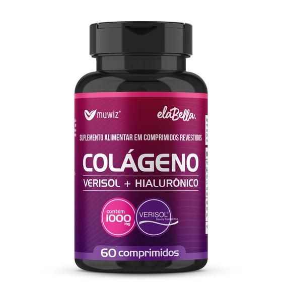 Imagem de Ácido Hialurônico com Colágeno Verisol 60 comprimidos 1000mg Muwiz