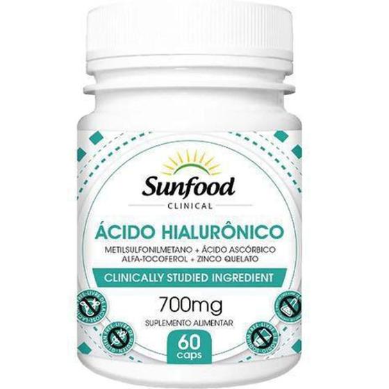 Imagem de Acido hialuronico sunfood 60 capsulas