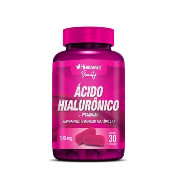 Imagem de Ácido Hialurônico + Vitaminas 500mg Herbamed 30 Cápsulas