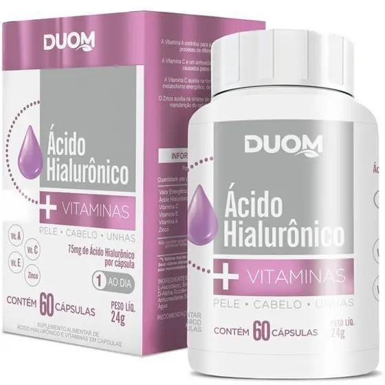 Imagem de Ácido Hialurônico + Vitaminas 60 CP - Duom