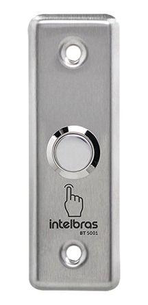 Imagem de Acionador Abertura Botão Inox Embutir Bt 5001 Intelbras